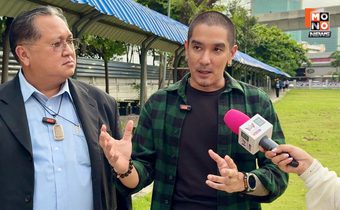 “ดีเจแมน” หอบหลักฐานส่งกองปราบฯ แจ้งเอาผิดอดีตพระเอกดังเรียกรับทรัพย์