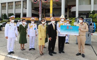 แม่ทัพภาคที่ 1 ส่งมอบรถพยาบาลให้กับโรงพยาบาลบ้านคา อำเภอบ้านคา จังหวัดราชบุรี