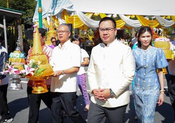 ผู้ช่วยรัฐมนตรีประจำกระทรวงวัฒนธรรมเป็นประธานในพิธีเปิดงาน “ร่วมสืบสานประเพณีสารทไทย 4 ภาค งานสารทเดือน 10” ณ วัดคลองครุ (ปัฐวิกรณ์) เขตคันนายาว กรุงเทพฯ