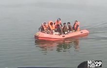 เรืออับปางในแม่น้ำคงคาของอินเดีย