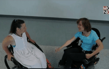 ผู้ที่นั่งวีลแชร์เต้นรำจังหวะบอลลูม