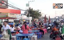 ชาวพิษณุโลกโวยตั้งร้านอาหารล้ำผิวจราจร