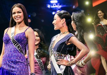 ชุดผ้าไทยประยุกต์ อวดสายตาชาวโลก ผ่าน 57 สาว มิสยูนิเวิร์สไทยแลนด์ 2019