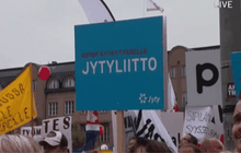 ชาวฟินแลนด์ 30,000 คนประท้วงผละงาน 1 วัน