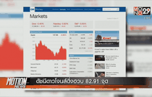 ดัชนีดาวโจนส์ดิ่งฮวบ 82.91 จุด