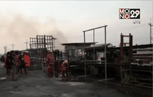 เพลิงไหม้เครื่องจักร จ.ชลบุรี เสียหายกว่า 10ล้านบาท
