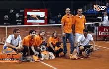 เทนนิสที่บราซิลให้สุนัขรับบท “เด็กเก็บบอล”