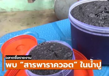 พบพาราควอต ในน้ำปู 8 จาก 24 ตัวอย่าง