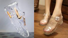 ฝนตกก็ไม่กลัว!! แฟชั่นรองเท้าแบบใส ลุยน้ำ ลุยฝน แบบชิคๆ