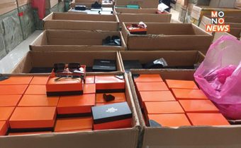 ทลายแหล่งเก็บสินค้าปลอม รายใหญ่ในตลาดเช้าสำเพ็ง