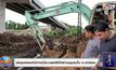 เร่งขุดคลองเปิดทางน้ำระบายหลังไหลท่วมชุมชนใน อ.ปากช่อง