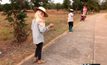 ทำแนวกันไฟหลังสภาพอากาศแห้ง จ.ลำปาง