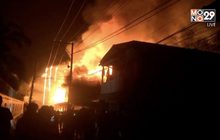 ไฟไหม้ตลาดภาชีวอด 14 หลัง เสียหาย 20 ล้าน