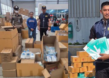 CIB ลุยทลายโกดัง “หน้ากากอนามัยเถื่อน” ติดโลโก้แบรนด์ Welcare ปลอม เสี่ยงอันตรายต่อผู้บริโภค