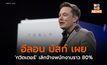 อีลอน มัสก์ เผย ‘ทวิตเตอร์’ เลิกจ้างพนักงานราว 80%
