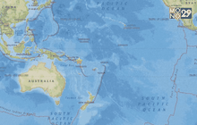 แผ่นดินไหวขนาด 7.5 ใกล้เกาะโซโลมอน