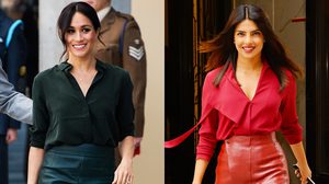 เทรนด์แฟชั่น ล่าสุดหรือเพราะซี้กัน การแมทช์สีแบบ เมแกน มาร์เคิล จึงลามถึงบอลลีวู้ด!!