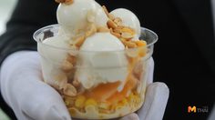 ร้าน มหาชัยไอศกรีม ไอศกรีมไทยสไตล์ เจ้าดังเมืองทองธานี