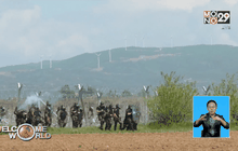 ตำรวจมาซิโดเนียยิงแก๊สน้ำตาสลายกลุ่มผู้อพยพ