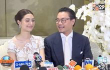 “มิว” จูงมือ “ไฮโซเซนต์” ฉลองวิวาห์หวานชื่น อุบสินสอด