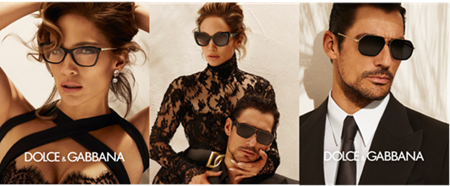 Jennifer Lopez และ David Gandy เป็นดาวเด่นของแคมเปญแว่นตา Dolce&Gabbana ใหม่ที่นำเสนอความมีเสน่ห์เหนือกาลเวลา