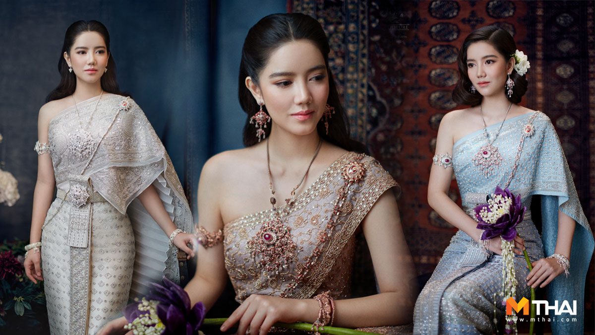 ชุดแต่งงานไทย ผ้าไหมดอกลำพูน โทนสีอ่อนร่วมสมัย ไม่แก่ ไม่เชย