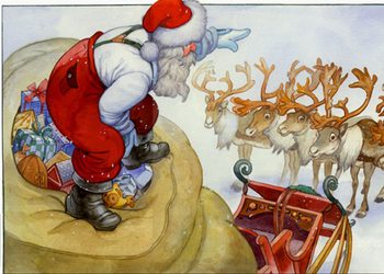 ตำนานกวางเรนเดียร์ ของซานตาคลอส