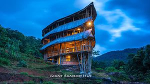 บ้านไม้ไผ่ยักษ์ "Giant Bamboo Hut"
