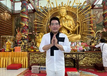 อ.คฑาแนะ 9 จุดไหว้ พลิกดวงให้เฮง ศาลเจ้าแม่กวนอิมพันเนตรพันกร อ่างศิลา จ.ชลบุรี