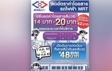 ขยายเวลาลดค่าโดยสารรถไฟฟ้าสายสีม่วง
