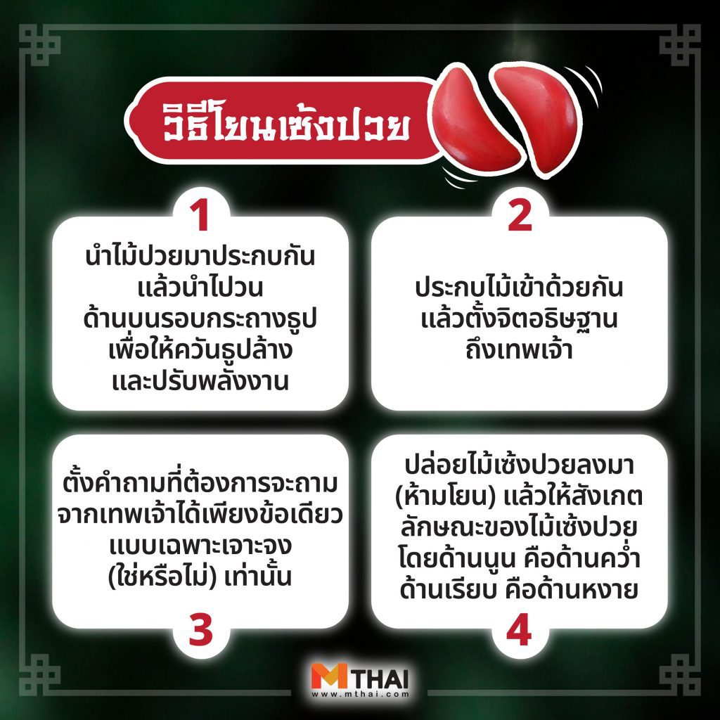 วิธีโยนไม้เสี่ยงทาย