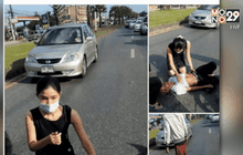 ชื่นชมแพทย์หญิงช่วยปั๊มหัวใจชายสูงอายุ