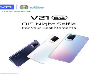 Vivo เปิดตัว V21 5G สมาร์ตโฟนเรือธงรุ่นล่าสุด กล้องหน้า 44MP พร้อมกันสั่น OIS รุ่นแรกของโลก รองรับ 5G กับดีไซน์บางเบาสุดมินิมอล