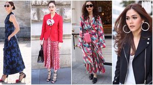 แอบส่องขุ่นแม่!! รวมแฟชั่นทุกลุค ของ ชมพู่ อารยา ณ ปารีส แฟชั่นวีค