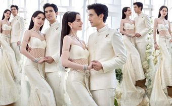 ส่องภาพเบื้องหลัง ชุดแต่งงานไทยประยุกต์ ใหม่ ดาวิกา-เต๋อ ฉันทวิชช์ จากแบรนด์ วนัช กูตูร์