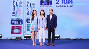 อิ้งค์ วรันธร นั่งแท่นพรีเซ็นเตอร์สินค้าใหม่ล่าสุด “Sensodyne Clinical White”