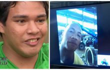 “เดอะร็อค” คุยเฟซไทม์กับผู้พิการทางสมอง