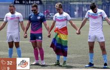 ​ลีกฟุตบอลชาว LGBT ในบราซิลฉลองปิดฤดูกาล