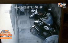 โจรขโมยรถจักรยานยนต์ตามหอพัก จ.ชลบุรี