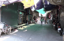 บรรยากาศตลาดโรงเกลือยังไม่คึกคัก