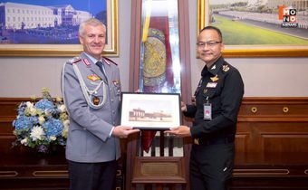 ปลัดกระทรวงกลาโหม ต้อนรับทูตทหารเยอรมนีคนใหม่ สานต่อสัมพันธ์ ๑๖๐ ปี มิตรภาพที่แข็งแกร่งสู่ความร่วมมือที่ยั่งยืน