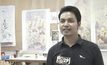 ลายเส้นวิจิตรฉากบังเพลิงประกอบพระเมรุมาศ