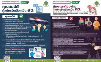 คุณสมบัติ-ลักษณะต้องห้ามผู้สมัครรับเลือก ‘สว.’