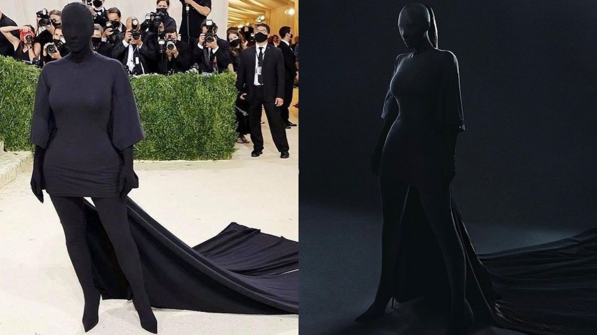 ความหมายชุดสีดำ ที่ Kim Kardashian ใส่เดินพรมแดง Met Gala ที่รู้แล้วจะอึ้งกว่าเดิม!