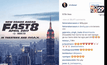 “วิน ดีเซล” ทำเซอร์ไพรส์ ปล่อยกำหนดฉาย Furious 9 และ 10