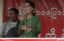 “ซูจี” หนุนชาวบ้านออกไปใช้สิทธิ์เลือกตั้ง