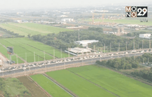 บรรยากาศเดินทางกลับเข้ากรุงเทพฯ