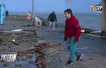 ชิลีเผชิญพายุฝนและลมกระโชกแรง