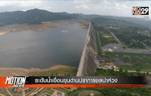 ระดับน้ำเขื่อนขุนด่านปราการชลน่าห่วง