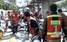 กลุ่มรถรับจ้างแสดงพลังจิตอาสา ให้บริการรับ-ส่งฟรี